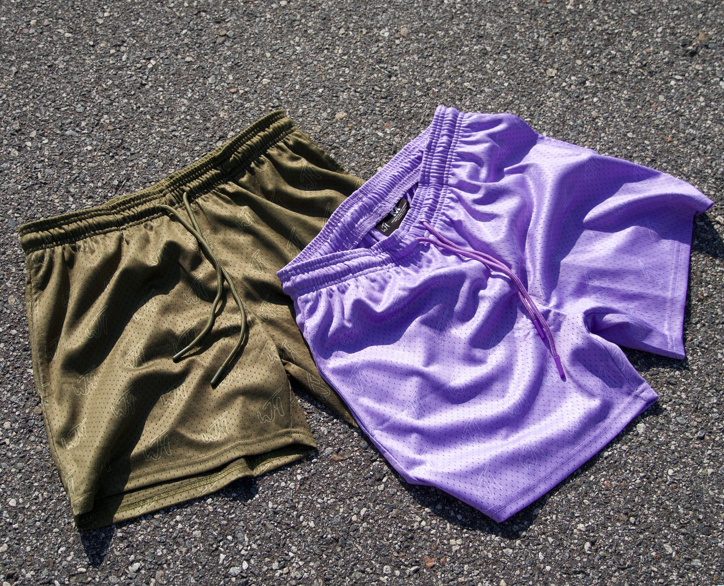 WTH Logo Shorts - Olive