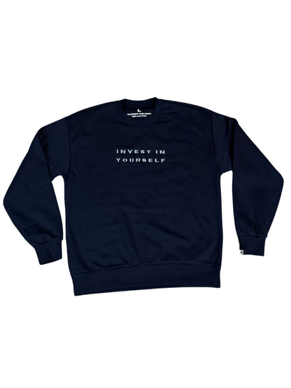 Invest In Yourself Sweatshirt - Navy