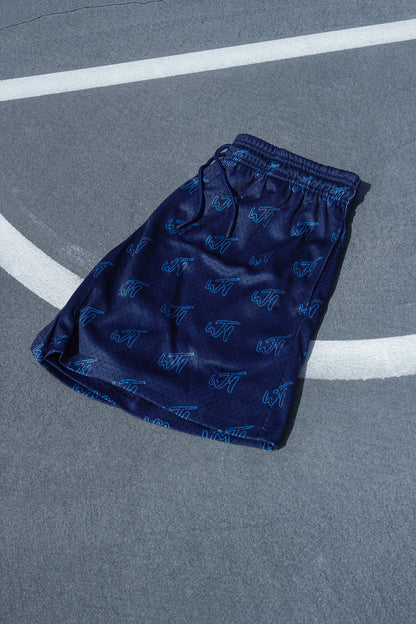 WTH Logo Shorts - Navy