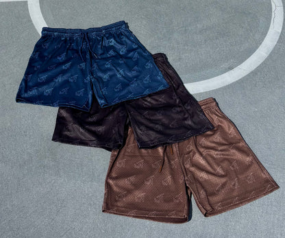 WTH Logo Shorts - Brown