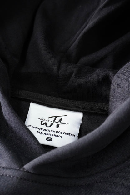 "Smiley Phases" Hoodie- Carbon Black