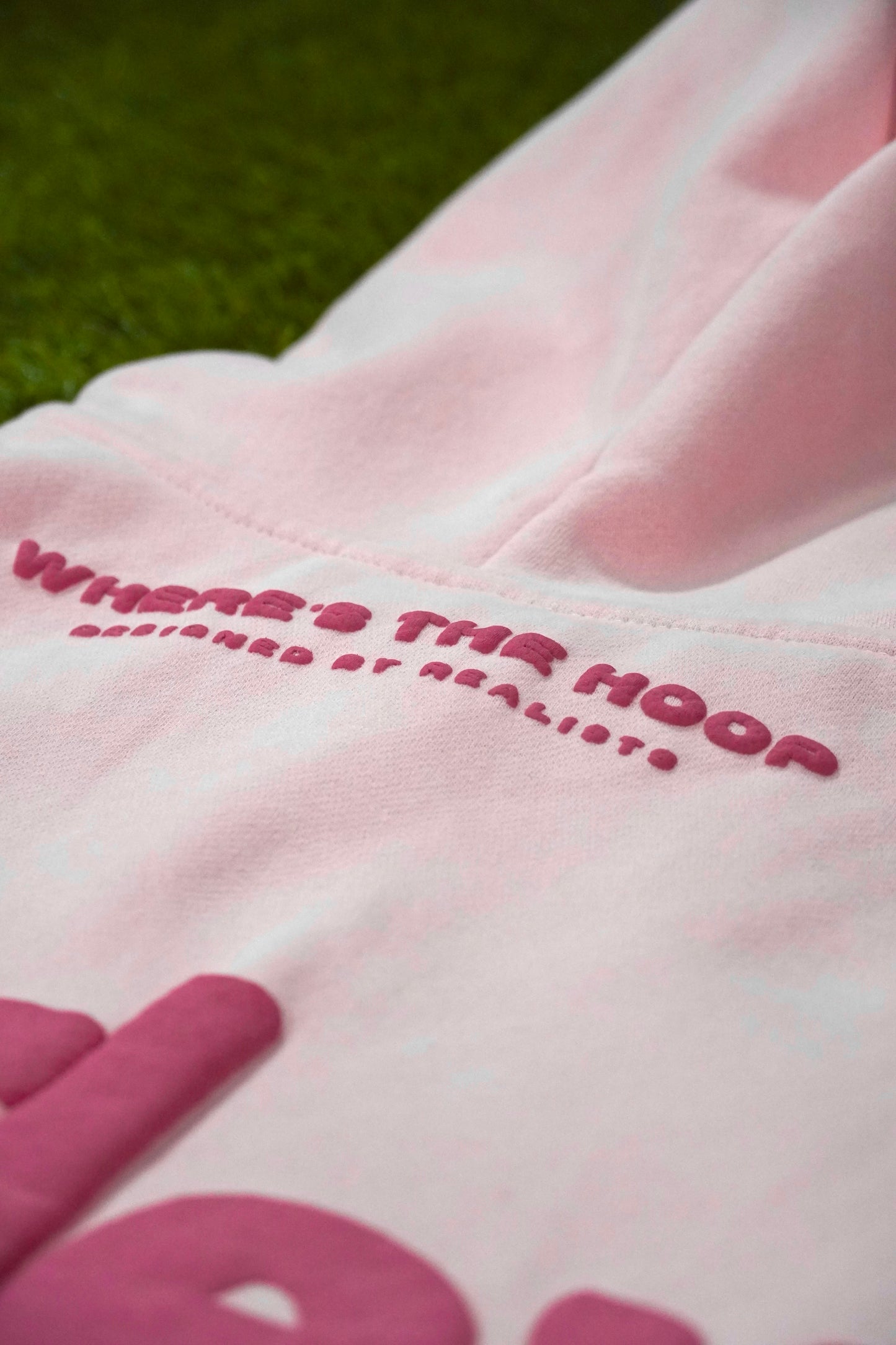 "Smiley Phases" Hoodie - Bubblegum