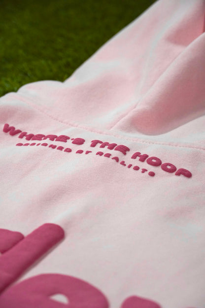 "Smiley Phases" Hoodie - Bubblegum