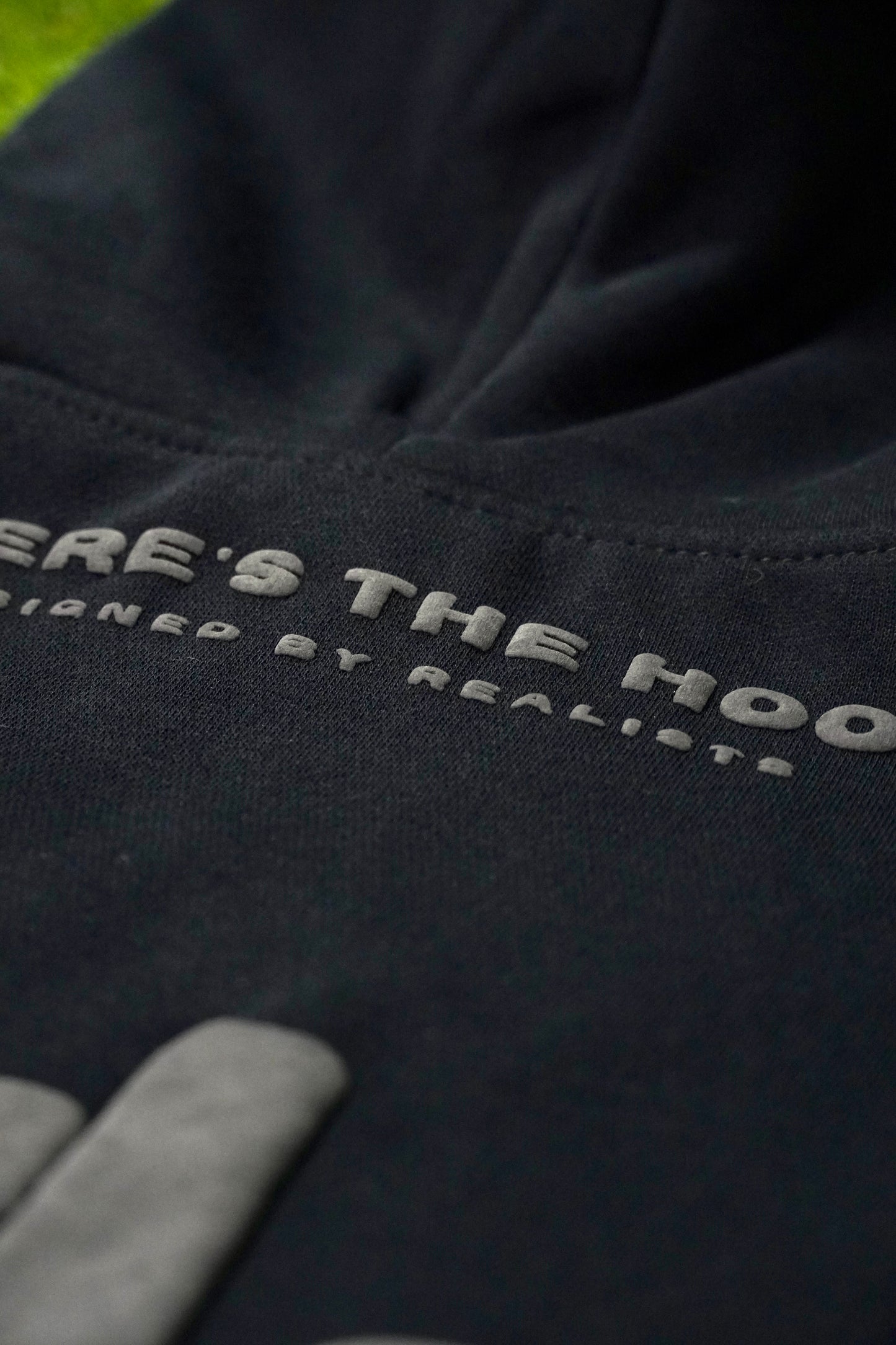 "Smiley Phases" Hoodie- Carbon Black