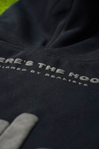 "Smiley Phases" Hoodie- Carbon Black
